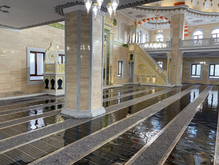 Cami ısıtma sistemi (Hacı Kadir Kunduracı Camii İstanbul)
